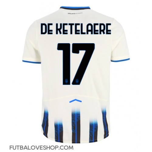 Dres Atalanta Charles De Ketelaere #17 Preč 2025-26 Krátky Rukáv